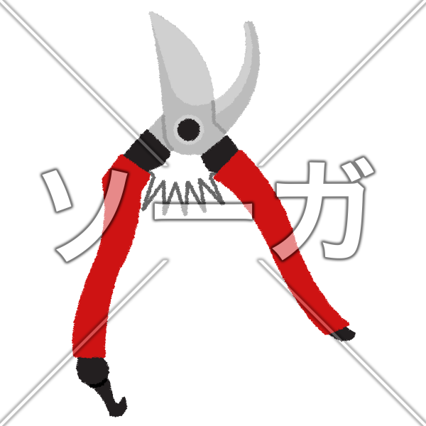 剪定ばさみのイラスト