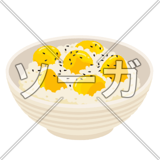 栗ご飯のイラスト