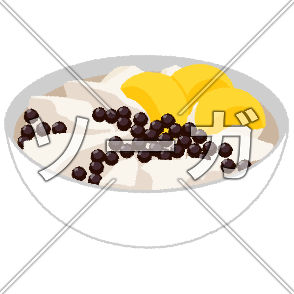 豆花（トウファ）のイラスト