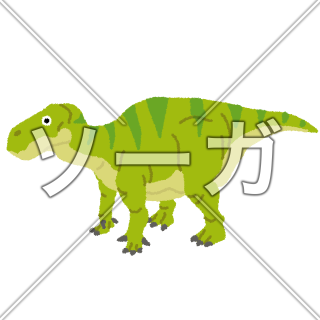 イグアノドンのイラスト
