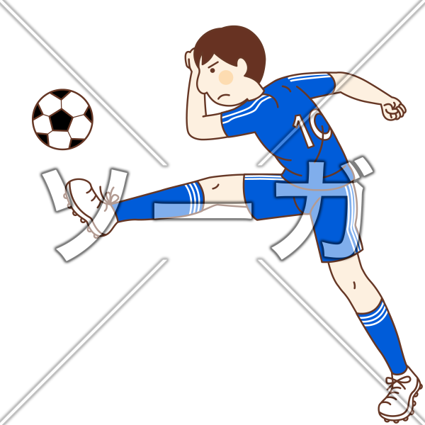 男性サッカー選手 Jリーグ のイラスト素材 無料 ソーガ