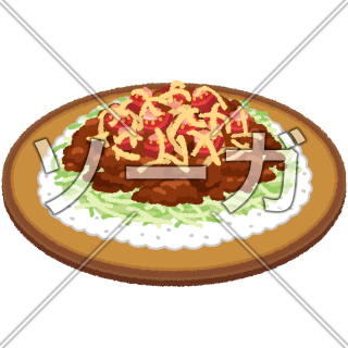 タコライスのイラスト
