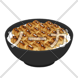 あなご飯のイラスト