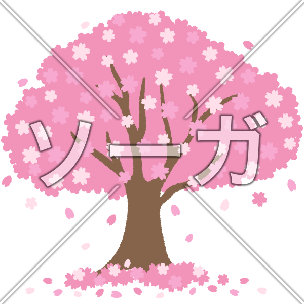 桜の木のイラストのイラスト素材 無料 ソーガ
