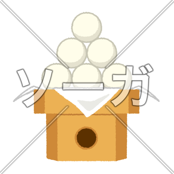 月見団子のイラスト