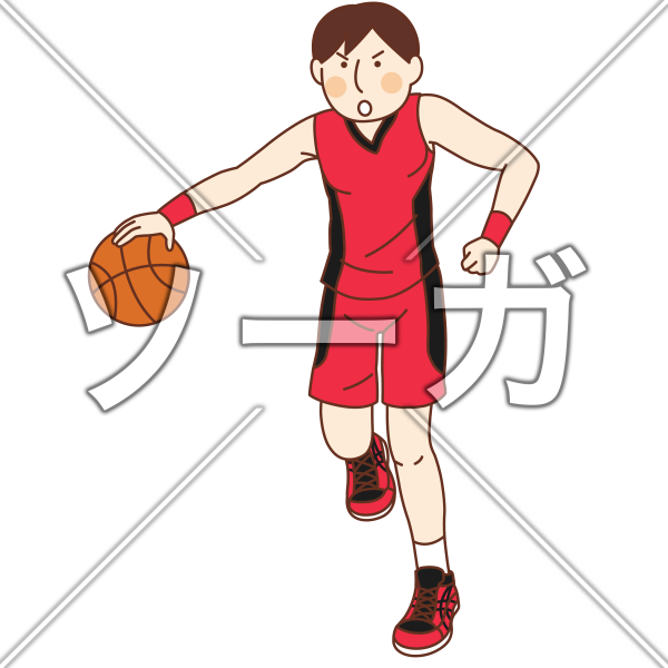 男子バスケットボール選手 Bリーグ のイラスト素材 無料 ソーガ