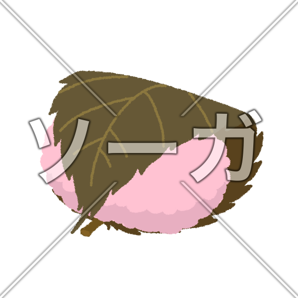 桜餅のイラスト