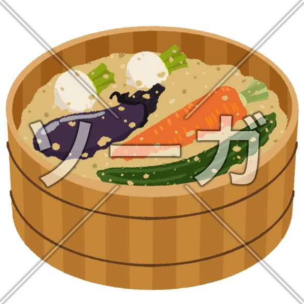 ぬか漬けのイラスト