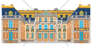 ヴェルサイユ宮殿のイラスト
