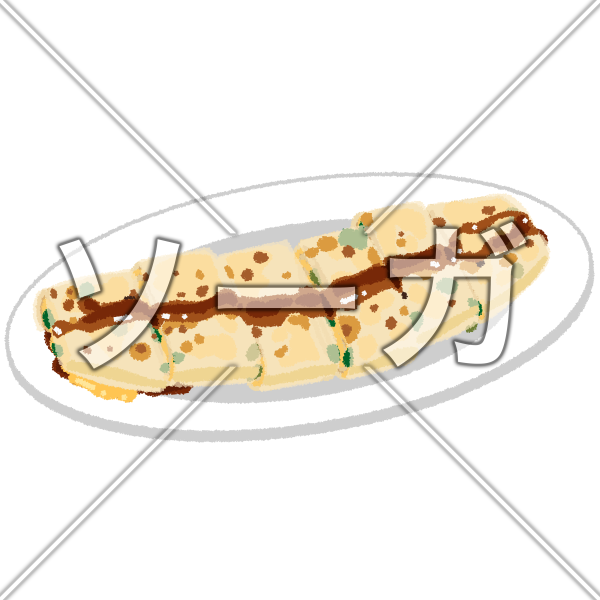 蛋餅（ダンビン）のイラスト