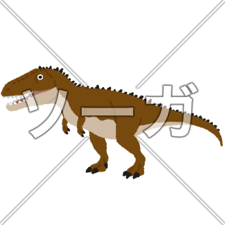 カルカロドントサウルスのイラスト