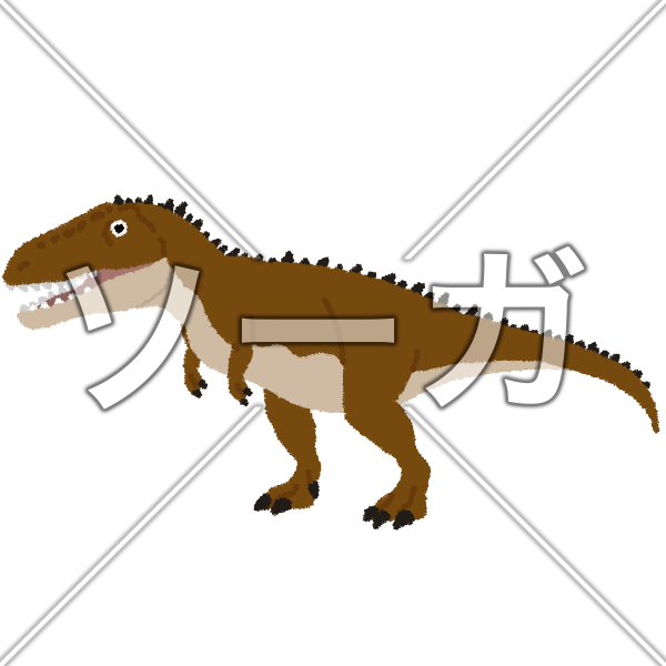 カルカロドントサウルスのイラスト