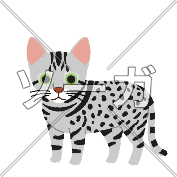 エジプシャンマウの猫イラスト
