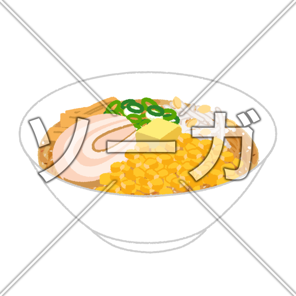 札幌ラーメンのイラスト