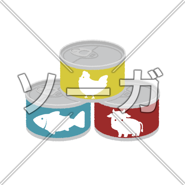 缶詰のイラスト