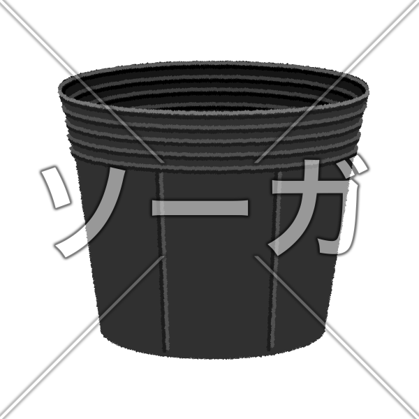 ビニールポットのイラスト