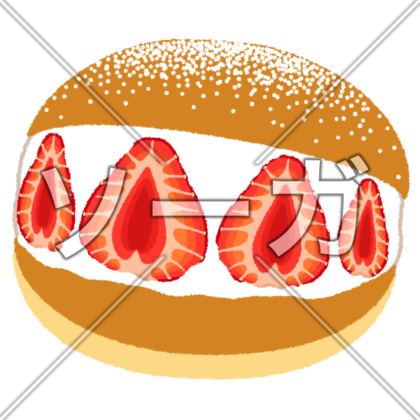 マリトッツォのイラスト