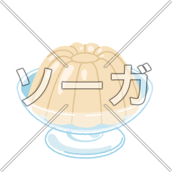 ババロアのイラスト