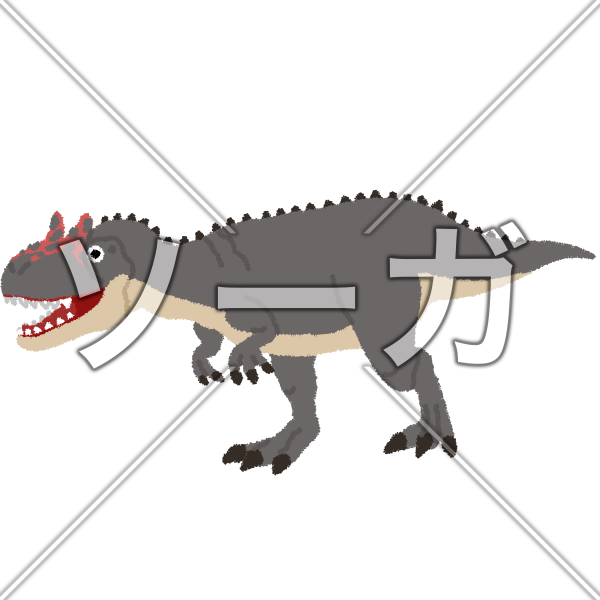アロサウルスのイラスト