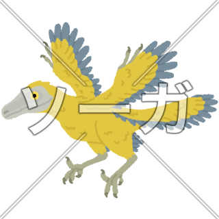 始祖鳥のイラスト