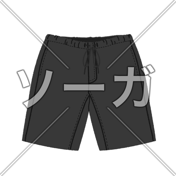 ハーフパンツのイラスト