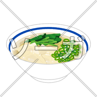 ワンタン麺のイラスト