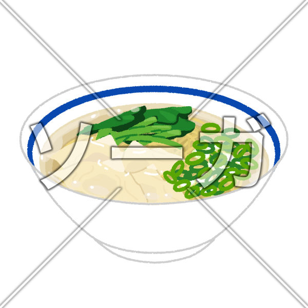 ワンタン麺のイラスト