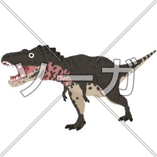 タルボサウルスのイラスト