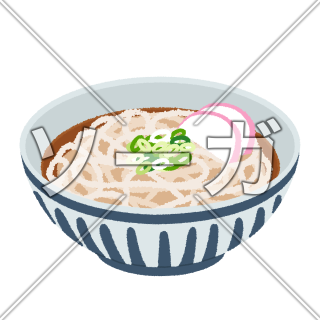 かけうどんのイラスト