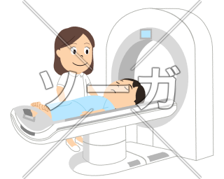 MRI検査のイラスト
