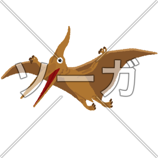 プテラノドンのイラスト