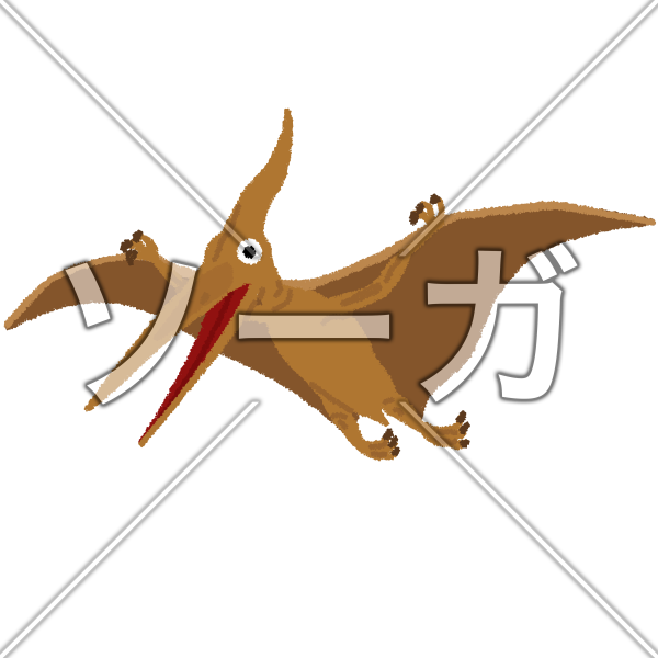 プテラノドンのイラスト