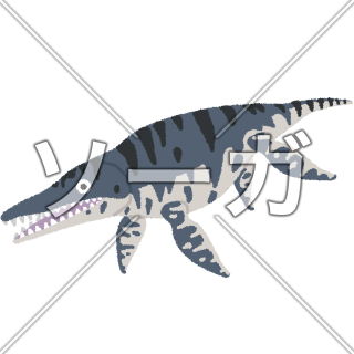 リオプレウロドンのイラスト