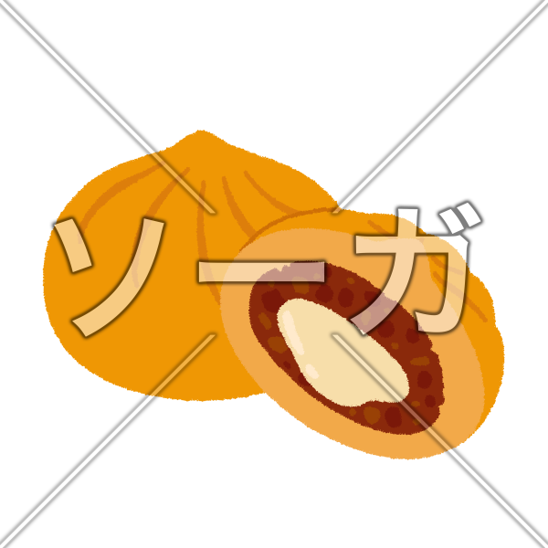 ピザまんのイラスト