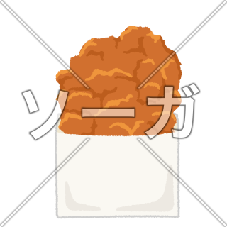 大鶏排（ダージーパイ）のイラスト